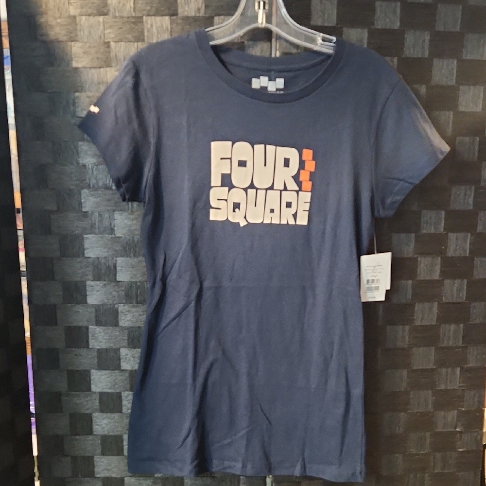 Women's Navy Blue Short Sleeve Tee